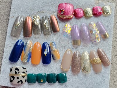 【￥6000】【￥7000】Instagramにデザイン多数掲載→hidamari.nail