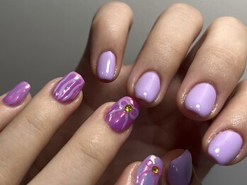 ルカ 原宿(lux)/チェシャ猫ネイル