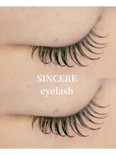 シンシア アイラッシュ(sincere eyelash)/フラットラッシュ120/束間仕上げ