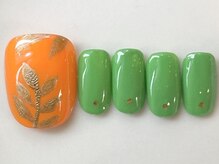 カラ ネイル 中津店(calla nail)/夏の葉