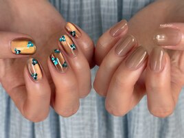 秋色マグネット×ホロフラワー