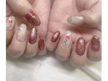 アカツキネイル(Akatsuki Nail)/マグネット　バラ