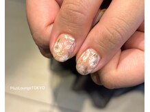 プルースラウンジ トウキョウ(Plus Lounge TOKYO)/手書き★お花ネイル♪[原宿]