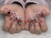 アンドノン(&non)/ゴテゴテガーリーネイル