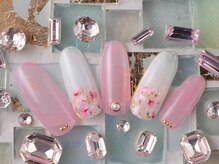 ネイルサロン ティーエイチセブン(Nail Salon TH SEVEN)/押し花ネイル