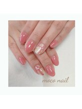 モコネイル(moco nail)/☆ワンカラー2本アート☆