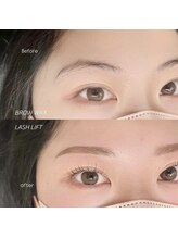 アトリーチェ(ATTRICE)/眉毛ワックス＋まつげパーマ