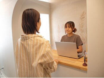 トムスチーム バイ メイメイ(TOMsteam by MAYMAY)/ご来店・受付