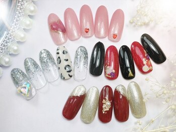 ネイルサロン キュラソー(Curacao)の写真/オフずっと無料★10番出口徒歩1分★【シンプル定額¥6800～/フリーARTシンプル¥8800】甘可愛いワンホンも◎