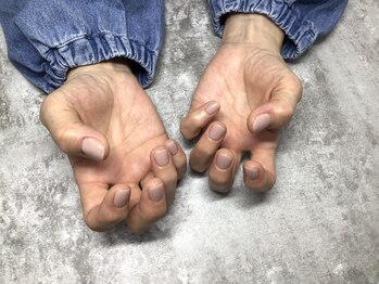 デザインワードスチューデントサロン 大阪梅田校(DWスチューデントサロン)/大人っぽベージュネイル