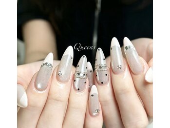クイーンズビューティーサロン 新宿本店(Queen's beauty salon)/チップ長さ出し10本やり放題
