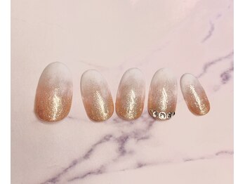 ナル バイ ネイルブレイク(Nalu by Nail Break)/ホワイト×ゴールド