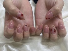 インザピンクリリー(in the pink LILY)/さくらんぼネイル/担当赤木