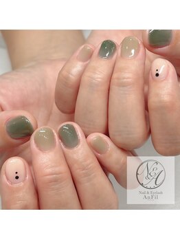 アンフィル(AnFil)/AnFilのジェルネイル