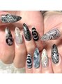 ネイルサロン アウル(Nail Salon OWL)&nbsp;ぐるぐる渦巻きの個性派デザイン◎