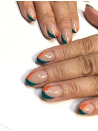 秋色入荷！オレンジ×グリーン