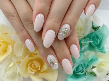 デコルネイル(Decor nail)/【松崎】ハート☆White