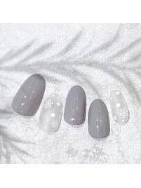 グレー×パール