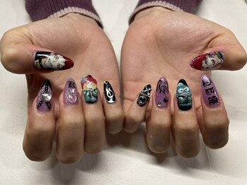 ネイルサロン ブリリアント(Nail Salon Brilliant)/アート6＋キャラネイル4