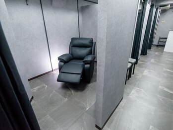 リクライニングチェアのフット席