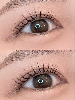 ペルラ(Perla)の写真/【話題のマスカラパーマ！ケラチンTr付 ¥6,500】ナチュラルにマスカラを塗ったような存在感のある目に！