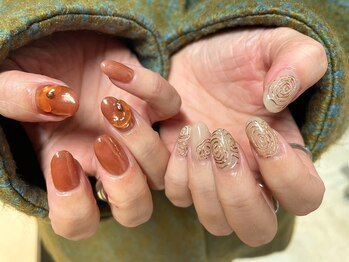 ネキ(neki)/オレンジ×ゴールド