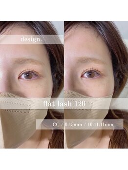 ウォーム(warm)/flat lash 120本