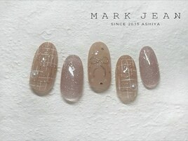 263.ツイード リボン パール