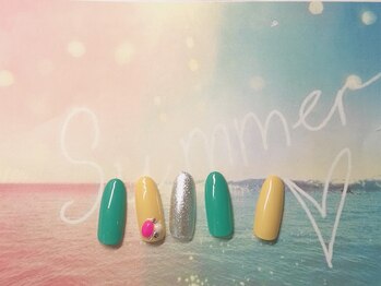 ネイルサロン&スクール ジーナ(GINA)/カラフルな夏ネイル