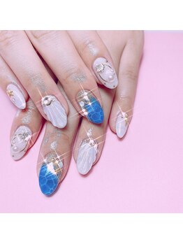 サロン ド ミミ(Salon de 33)/Blue×White