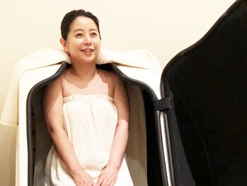 やせる専門店 ミスパリ ダイエットセンター イオンモール水戸内原店/頭が出せて、のぼせにくいサウナ