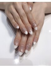 クリスタルネイルサロン(Crystal Nail)/変形フレンチ