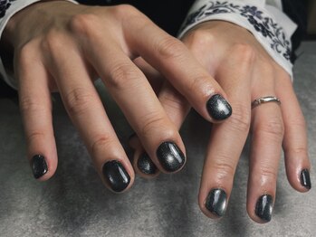 オムネイル 渋谷(HOMME NAIL)/マグネットネイル ¥6.600