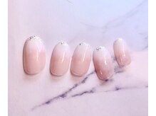 ナル バイ ネイルブレイク(Nalu by Nail Break)/ホワイト×ピンク　