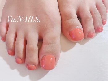 ユーネイルズ 恵比寿(Yu.NAILS.)/秋色フット◎ワンカラー