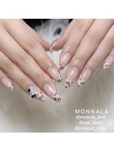 モナールアンド(MONNAL&)/ヒョウ柄×キティネイル