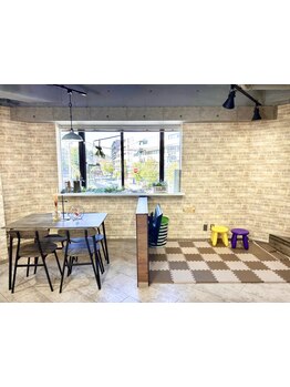 お子様同伴OKのサロン