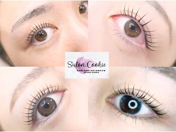 サロンドットクッキー 尼崎(Salon.Cookie)の写真/【お顔の印象の8割を決める目元に自信を！】パリジェンヌ&似合わせまつパ¥5500♪美眉スタイリング¥4000～