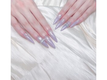 ユーユー(uu)の写真/《チップ長さだし◆ワンカラー¥8800/デザイン持ち込み¥11800～》マグネット/うるうる氷ネイル/ミラー有り◎