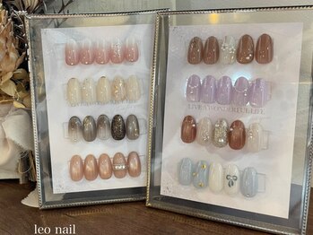 レオネイル(leo nail)の写真/【定額コース¥6600/¥7700】口コミ多数のプライベートサロン★季節や人気のデザインを多数ご用意♪