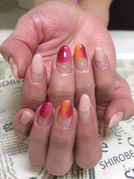 トータルサロン 白べぇーっ プラス/トロピカル縦グラデ!