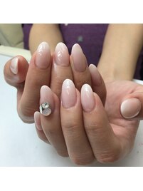 白グラデ
