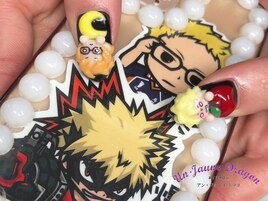 【自爪ネイル】３Dネイル