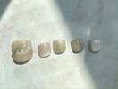 シンプルフットネイル