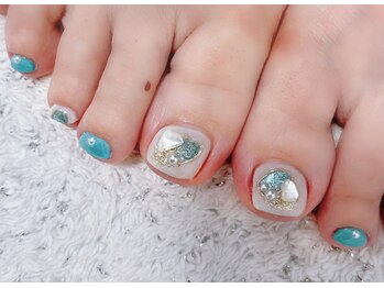 ディアリーネイル(Dearly Nail)/【フット】シェルデザイン