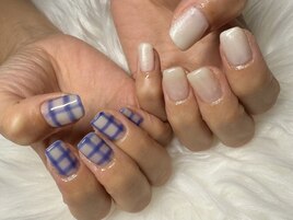 チェックネイル