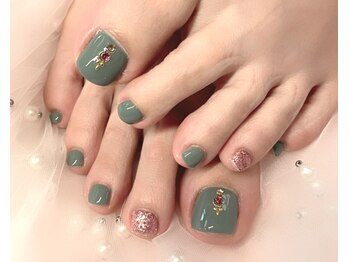 コーラルホリデー(Coral Holiday)/【秋色フットネイル】