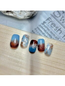 シービューティー(C BEAUTY)/ダスティーブルー/くすみカラー