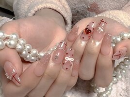 バレンタインネイル/持ち込み