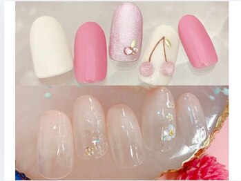 ネイルサロンジンジャー(Ginger)/スプリングチェリーさくらんぼ